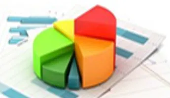 Grafico a torta tridimensionale su un report