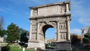 The Arch of Trajan in Benevento, home of Aton Research